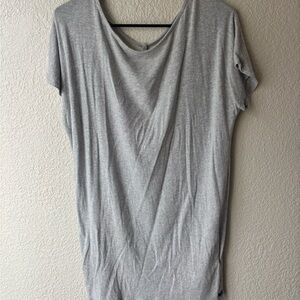 Obey Heather Gray Women's Short Sleeve Tee